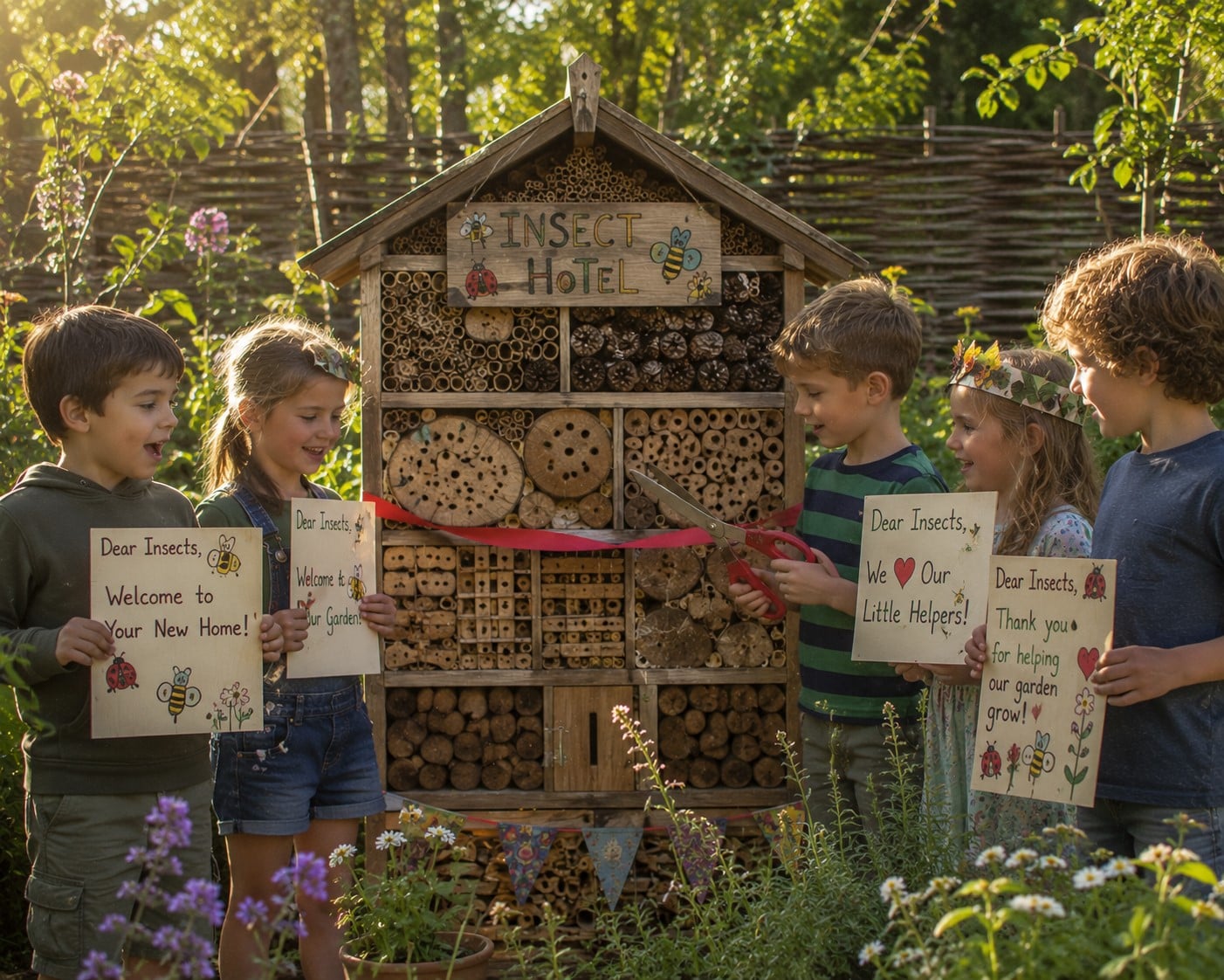 Bug Hotel Grand Opening