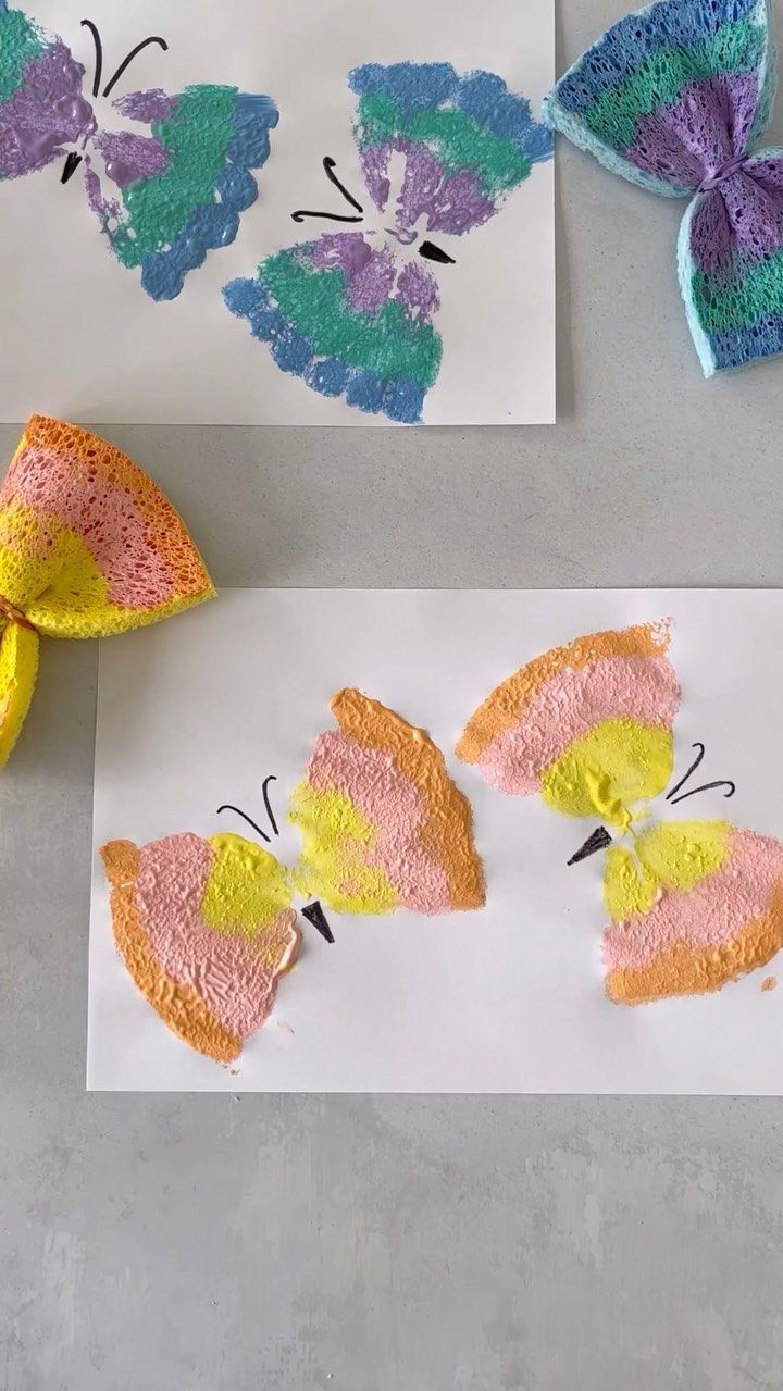Butterfly Stamp Art