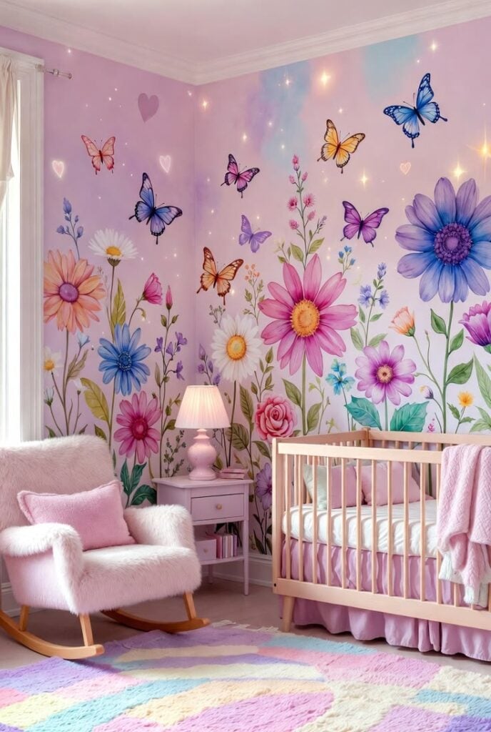 Butterfly-Themed Nursery