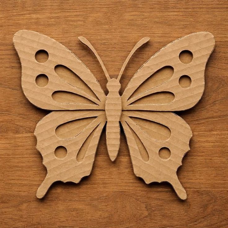  Cardboard Butterfly