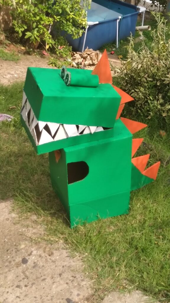  Cardboard Dinosaur
