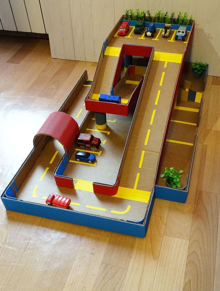  Cardboard Parking Garage