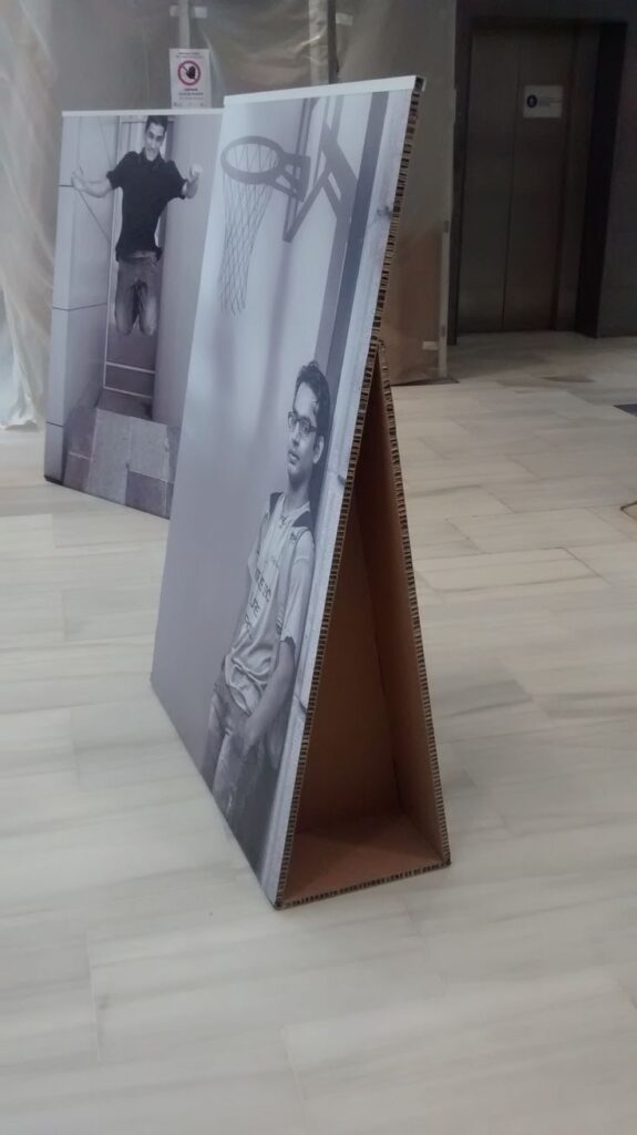 Cardboard Picture Stand
