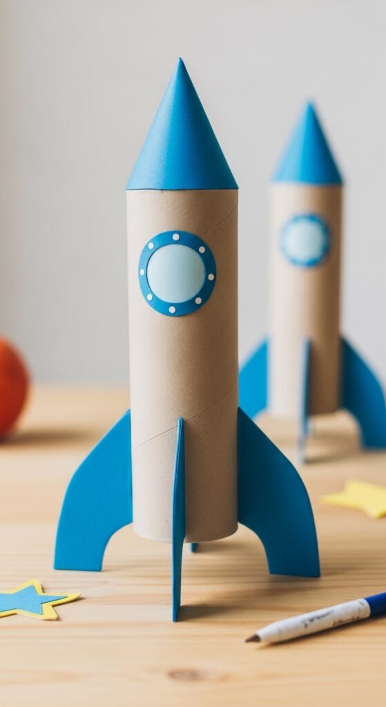 Cardboard Rocket
