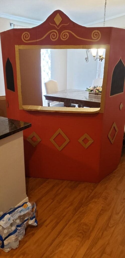 Cardboard Puppet Theater