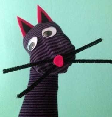Cat Sock Puppet