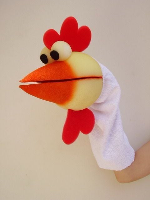 Chicken Sock Puppet