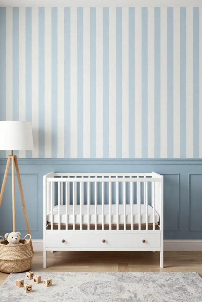 Use Striped Wallpaper