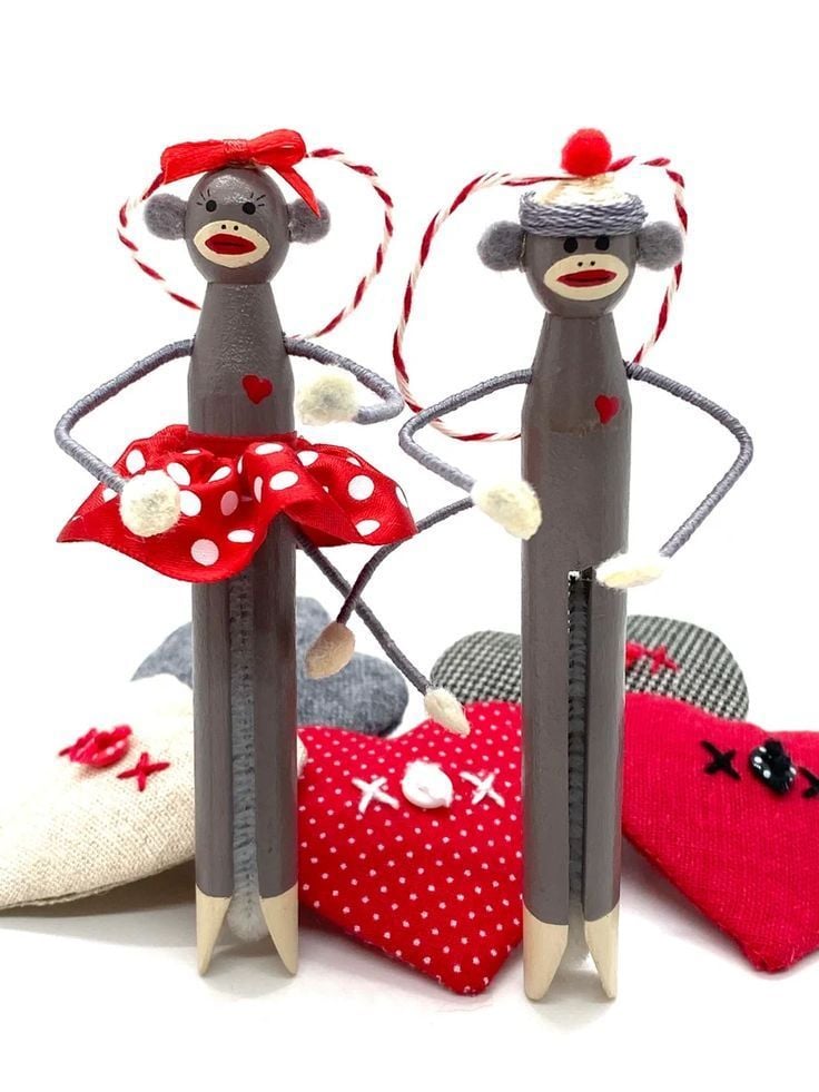 Clothespin Monkey
