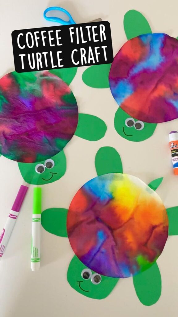 Coffee Filter Sea Turtle