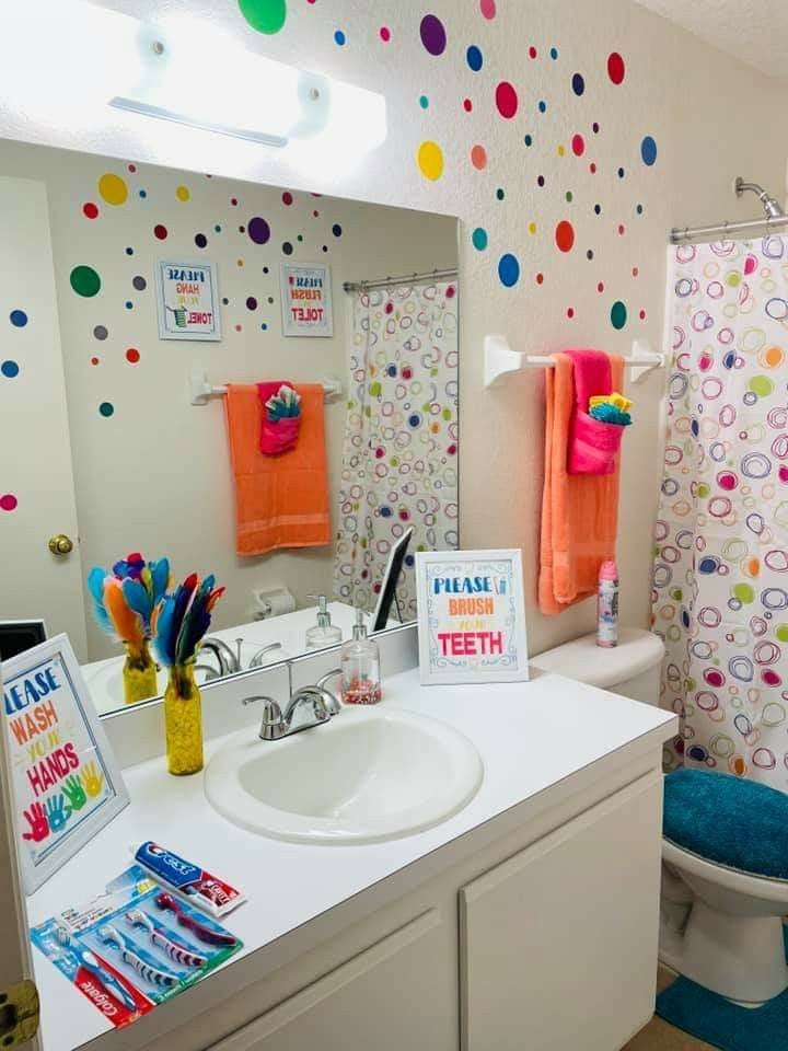 Colorful Bathroom Ideas for Kids