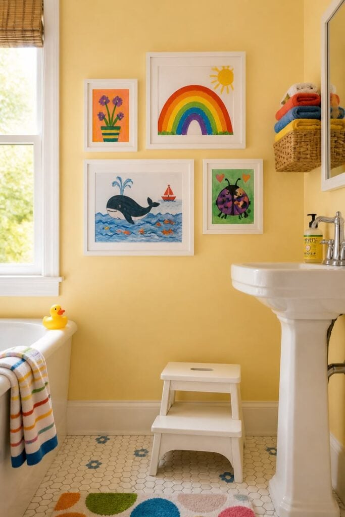 Colorful Gallery Wall