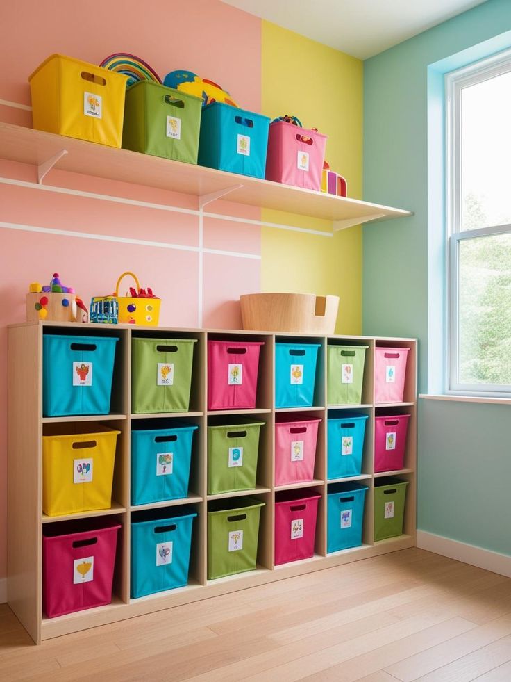  Colorful Storage Bins