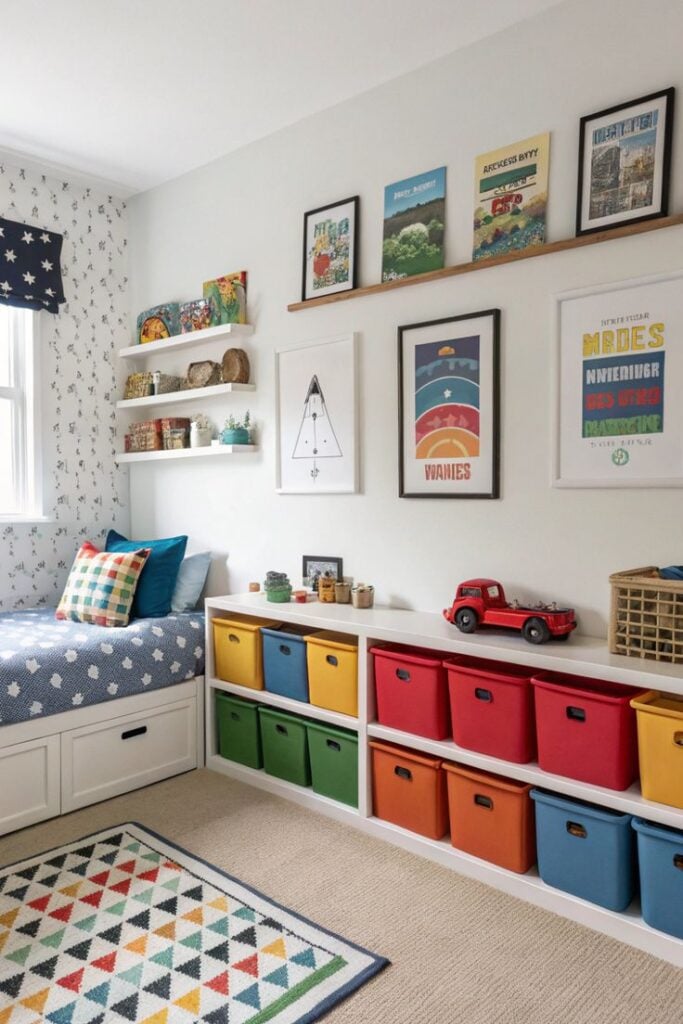 Colorful Storage Bins
