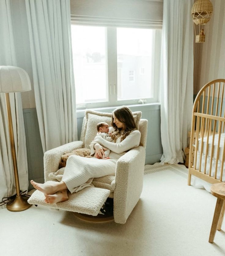 Comfortable Glider and Nursing Station