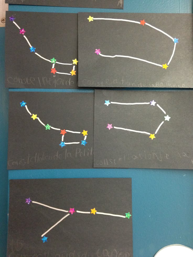 Constellation Lacing Cards