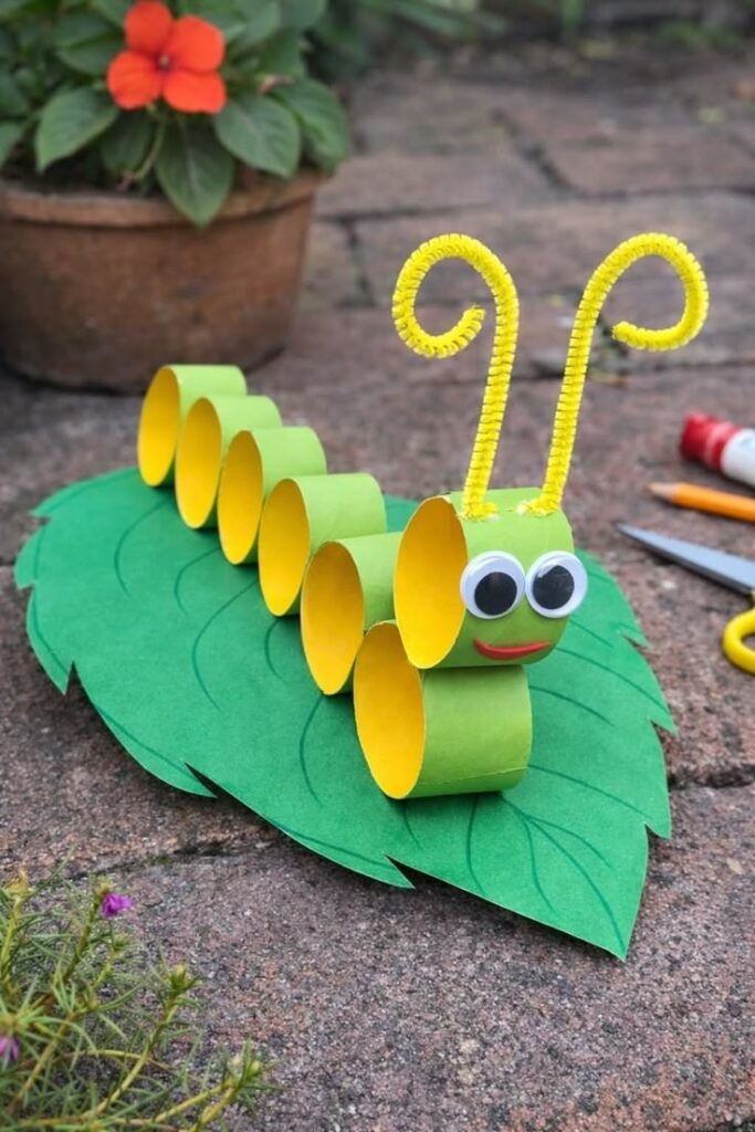  Construction Paper Caterpillar