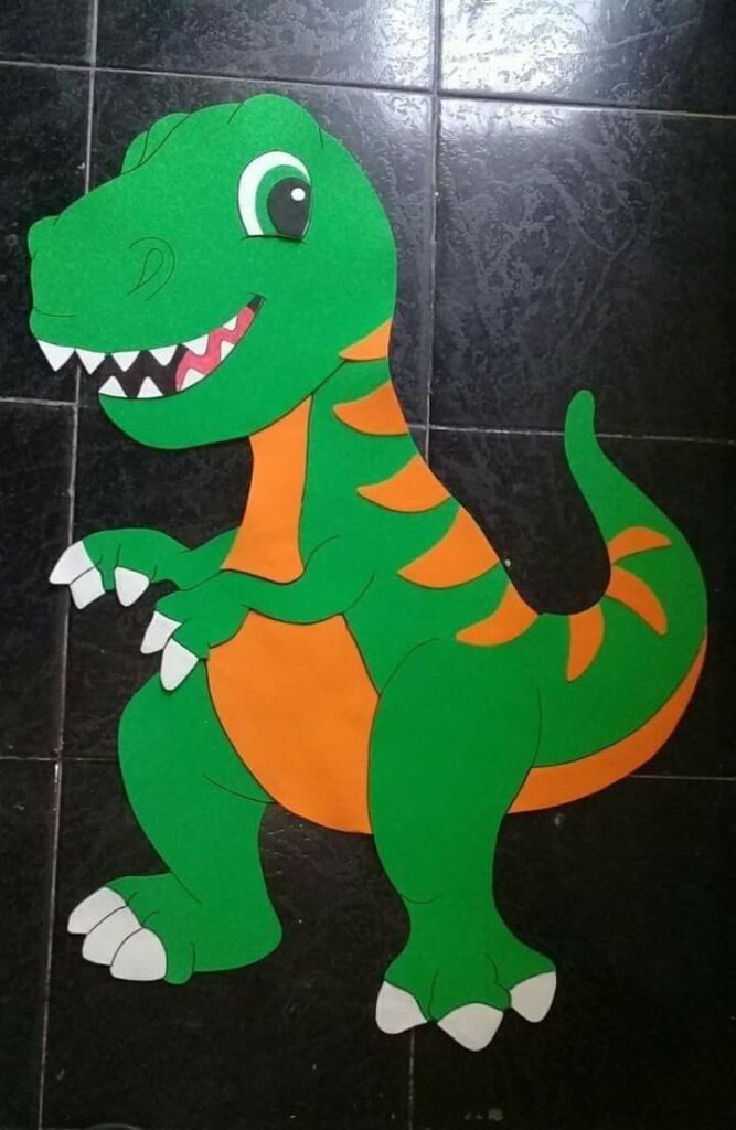 Construction Paper Dinosaur