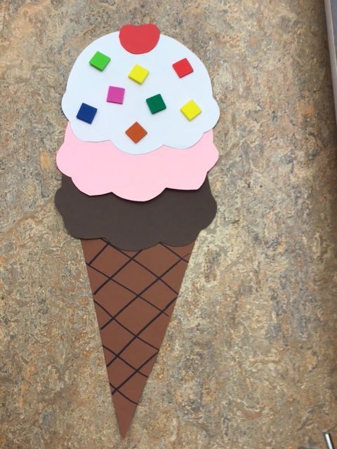  Construction Paper Ice Cream Cone