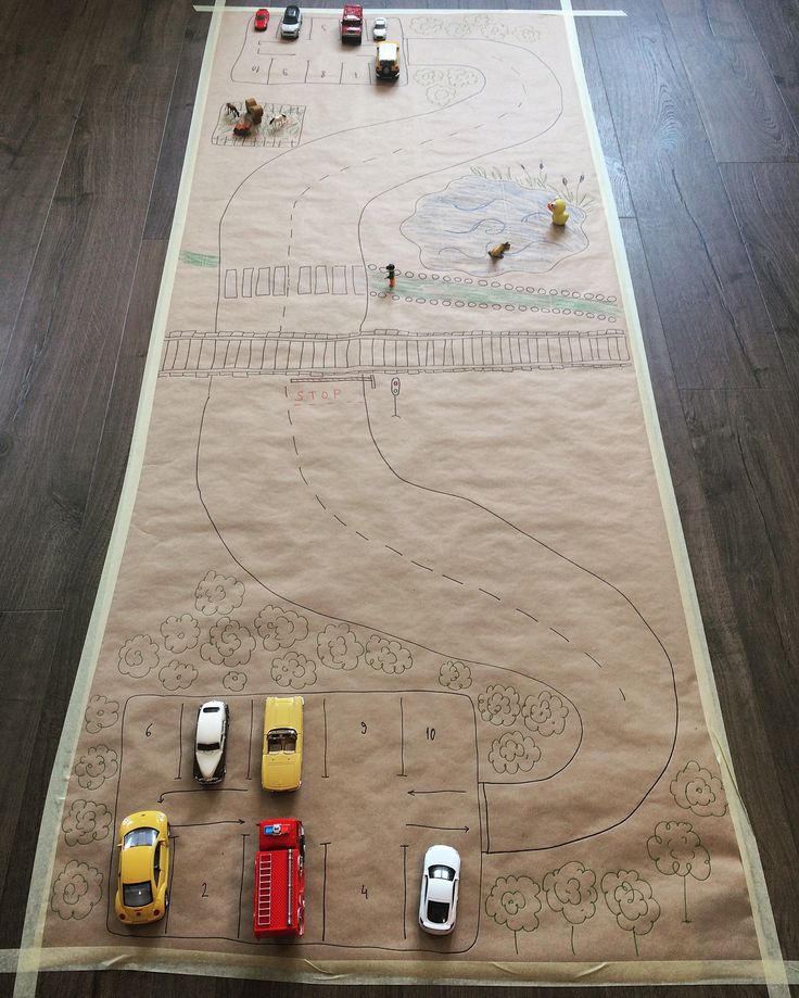  Construction Paper Race