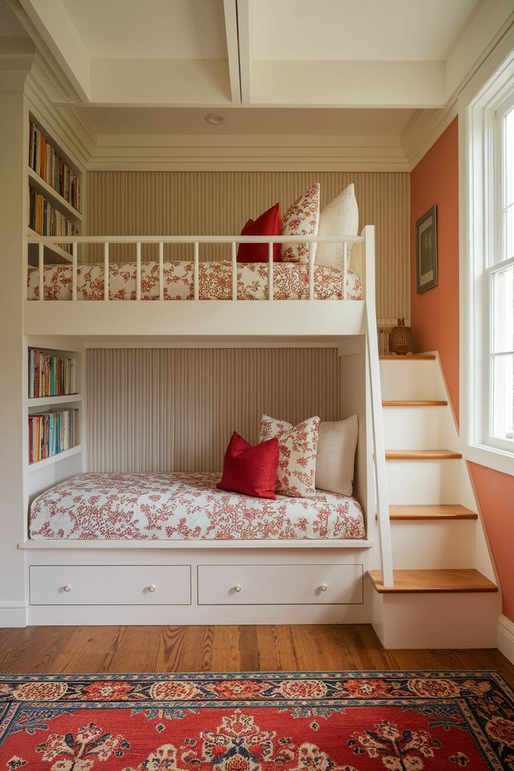 Add Built-In Storage Around the Beds
