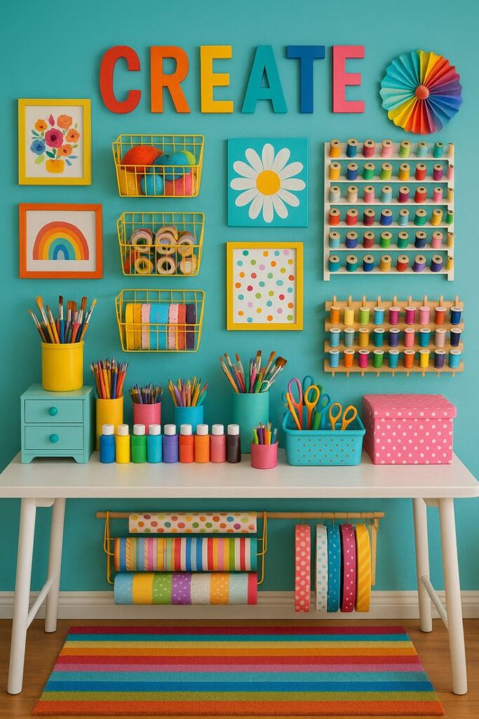 Designate a Craft Storage Area