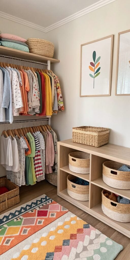 Create Child-Sized Clothing Storage