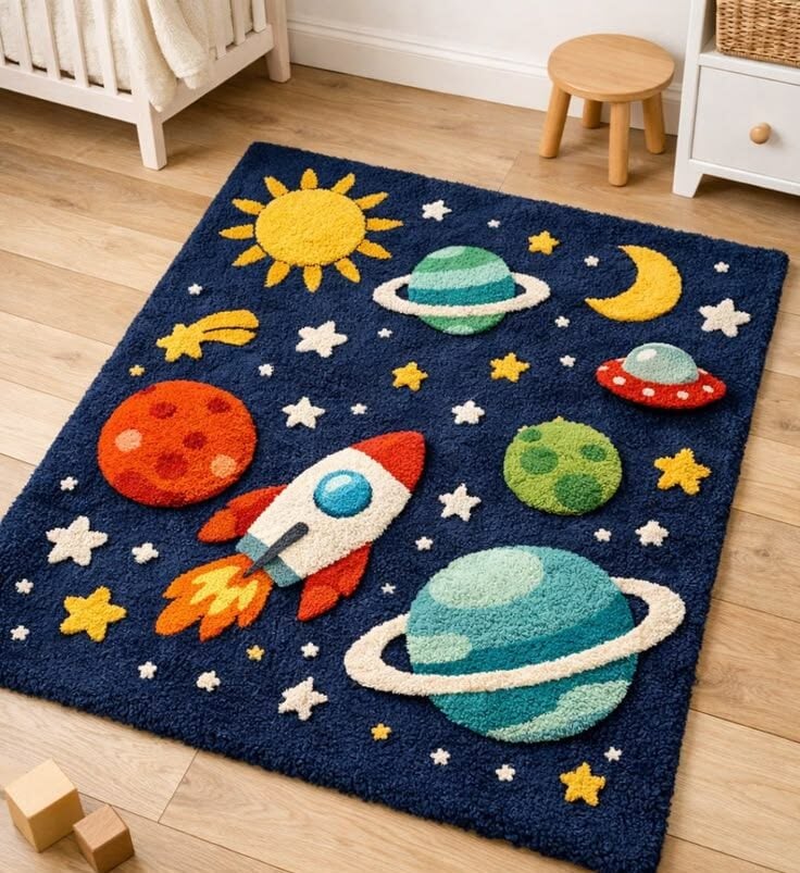 Create a Galaxy Rug Centerpiece