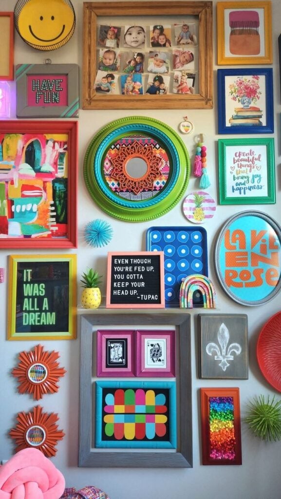 Create a Colorful Gallery Wall