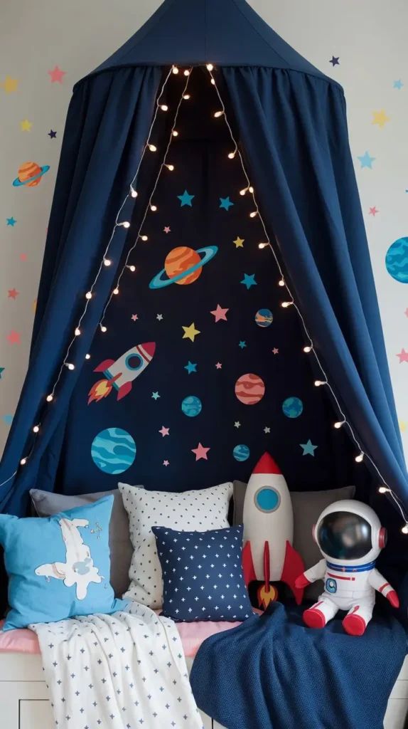 Create a Rocket Launch Station Play Area