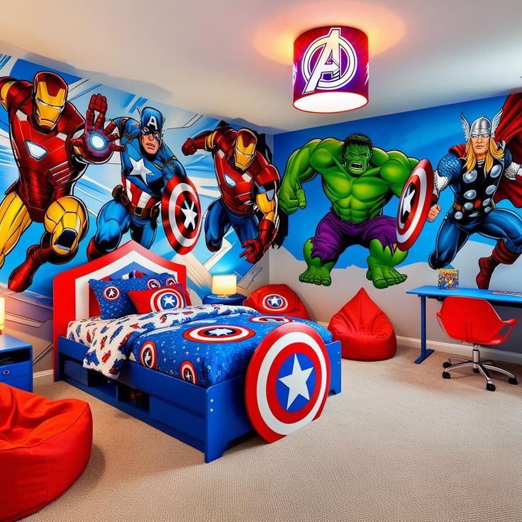 Create a Superhero Feature Wall