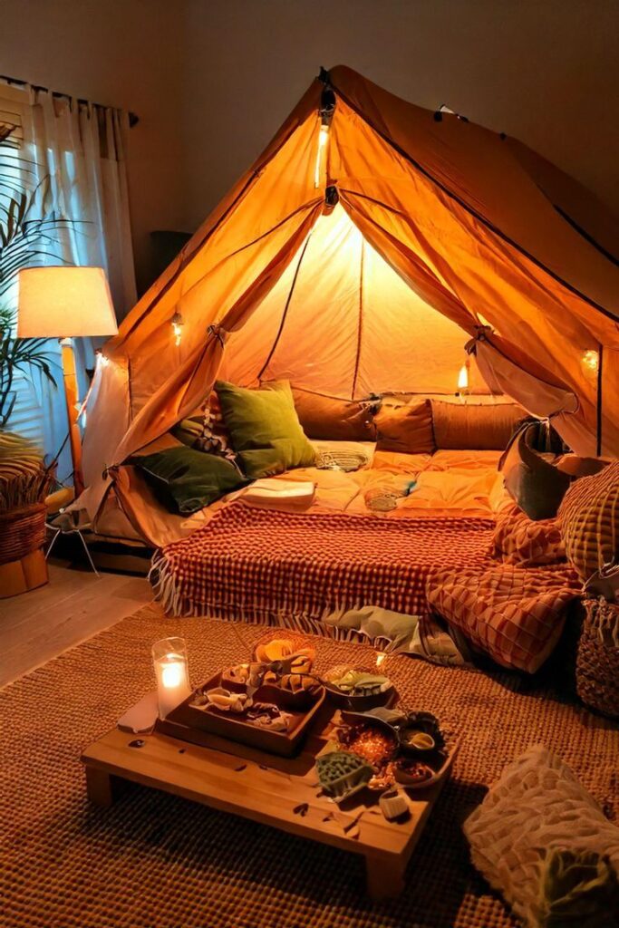 Create an Indoor Camping Experience