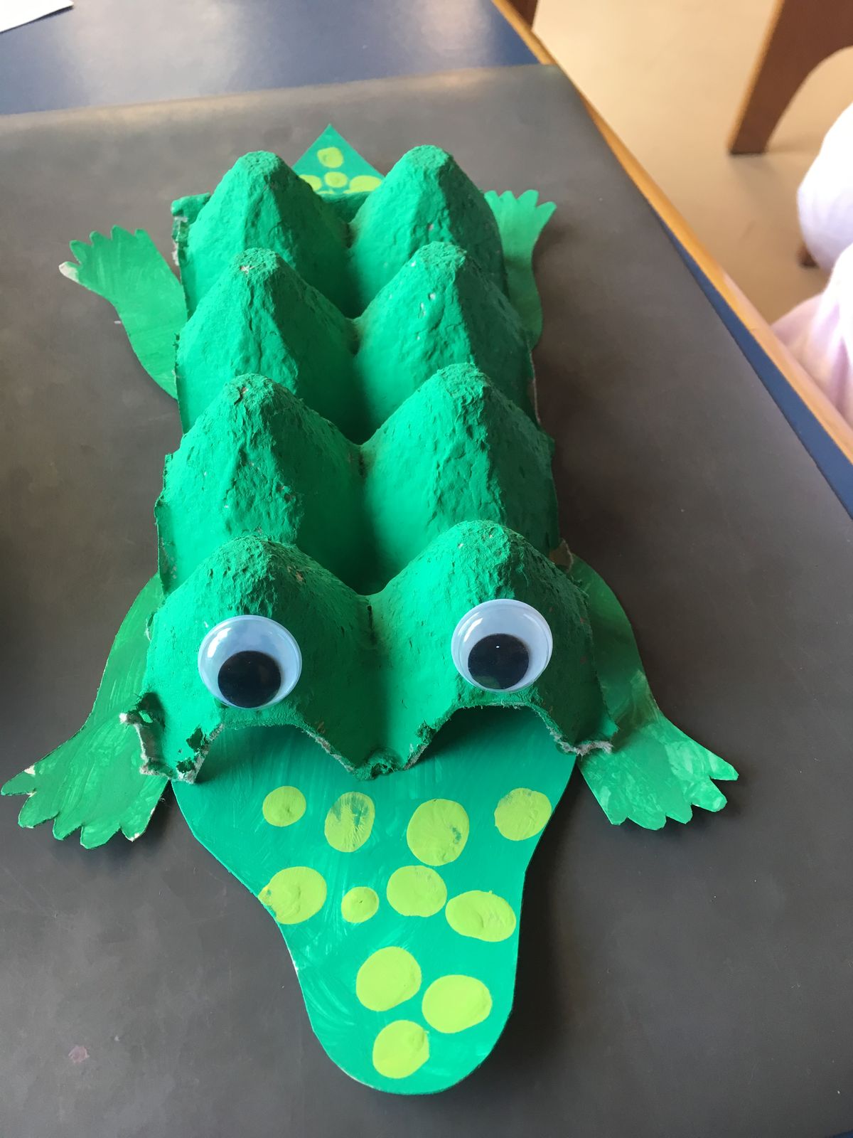 Crocodile Egg Carton Craft