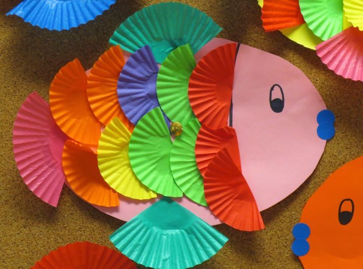 Cupcake Liner Fish
