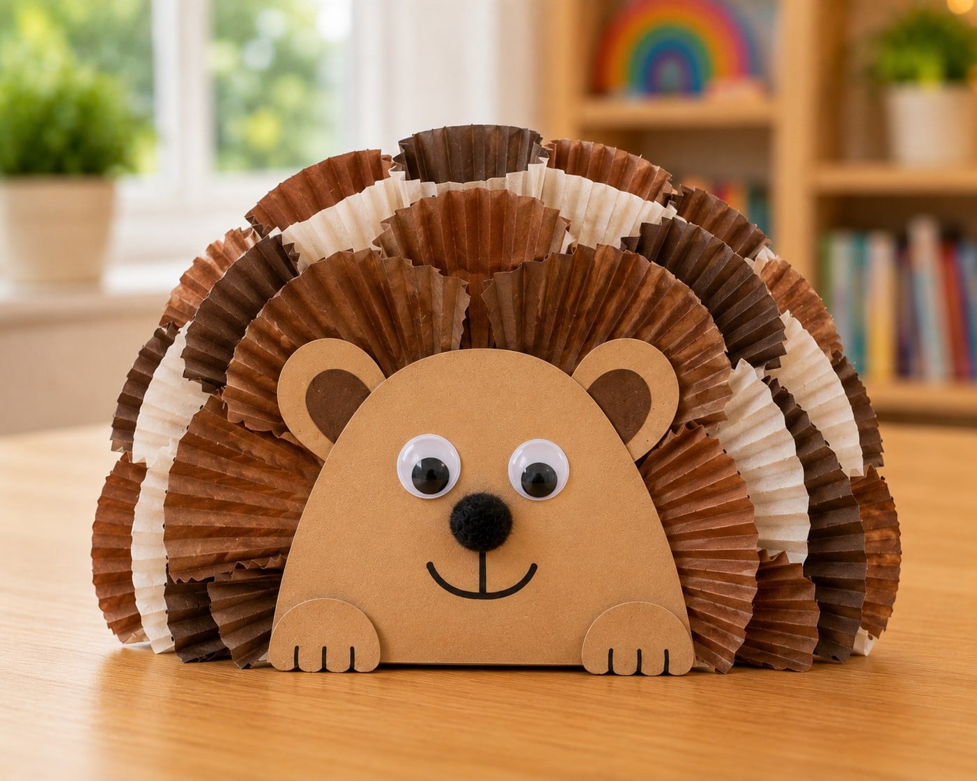 Cupcake Liner Hedgehog