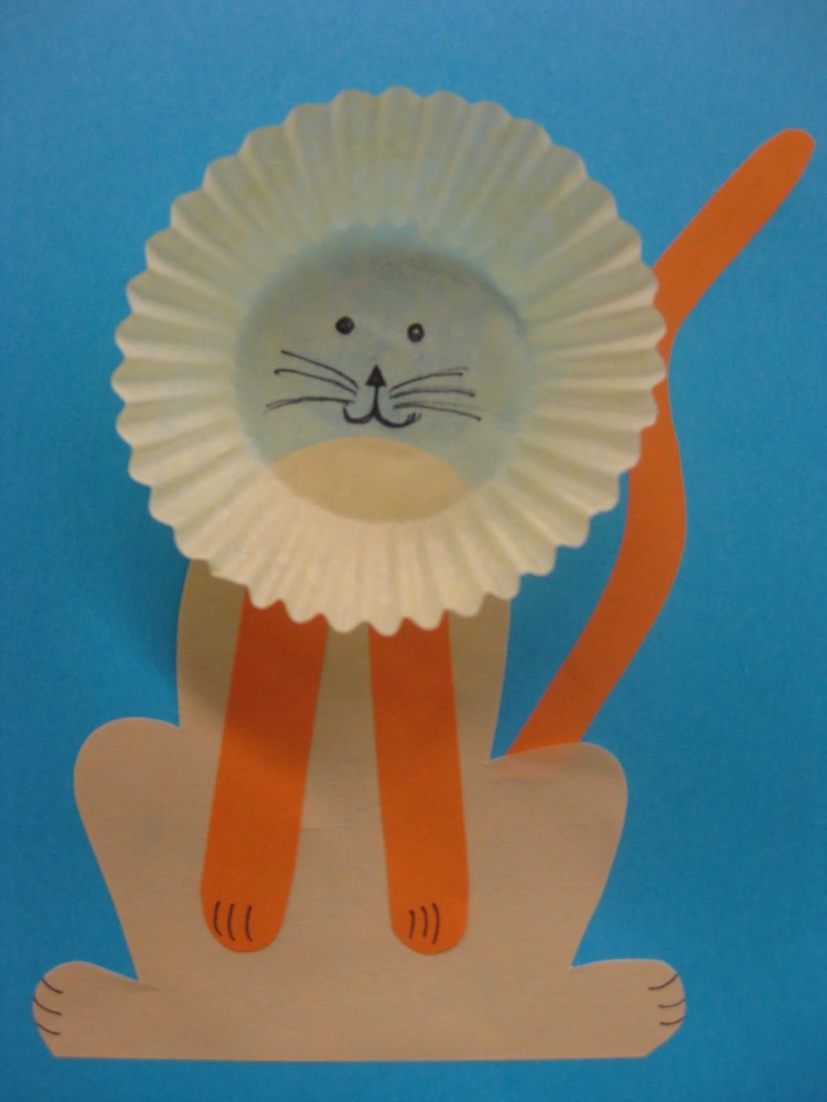 Cupcake Liner Lion Mane