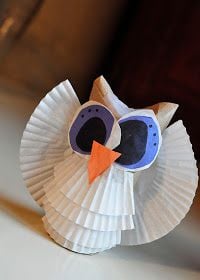 Cupcake Liner Owl