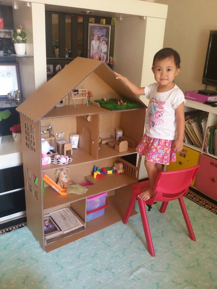Cardboard Dollhouse