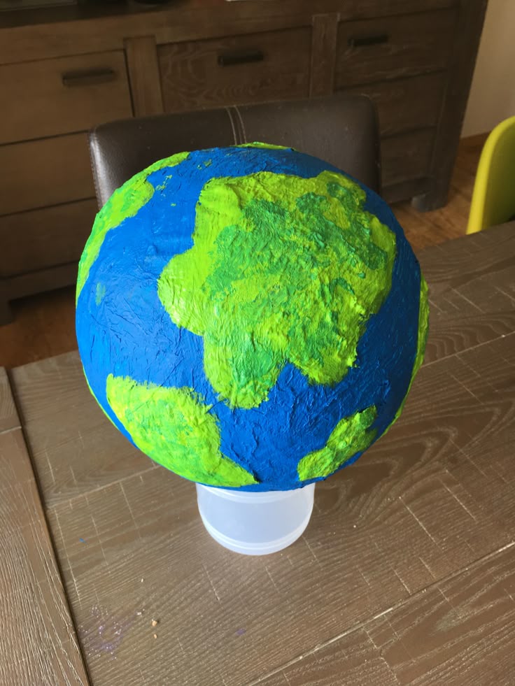 DIY Paper Mache Globe