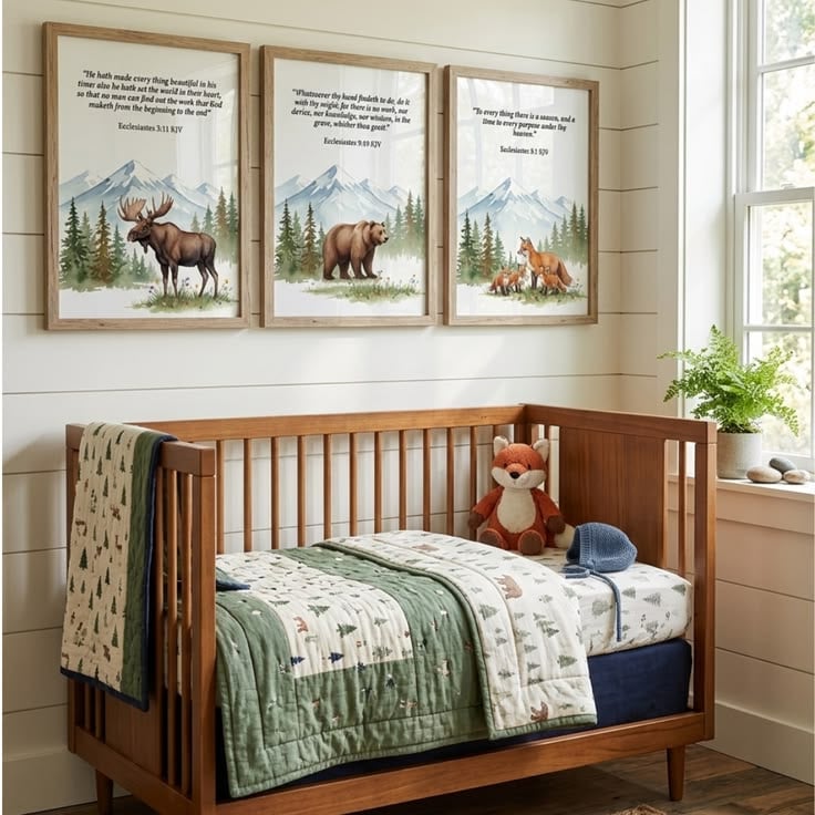 . Decorate with Woodland Animal Art