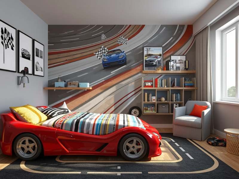 Design a Raceway Accent Wall