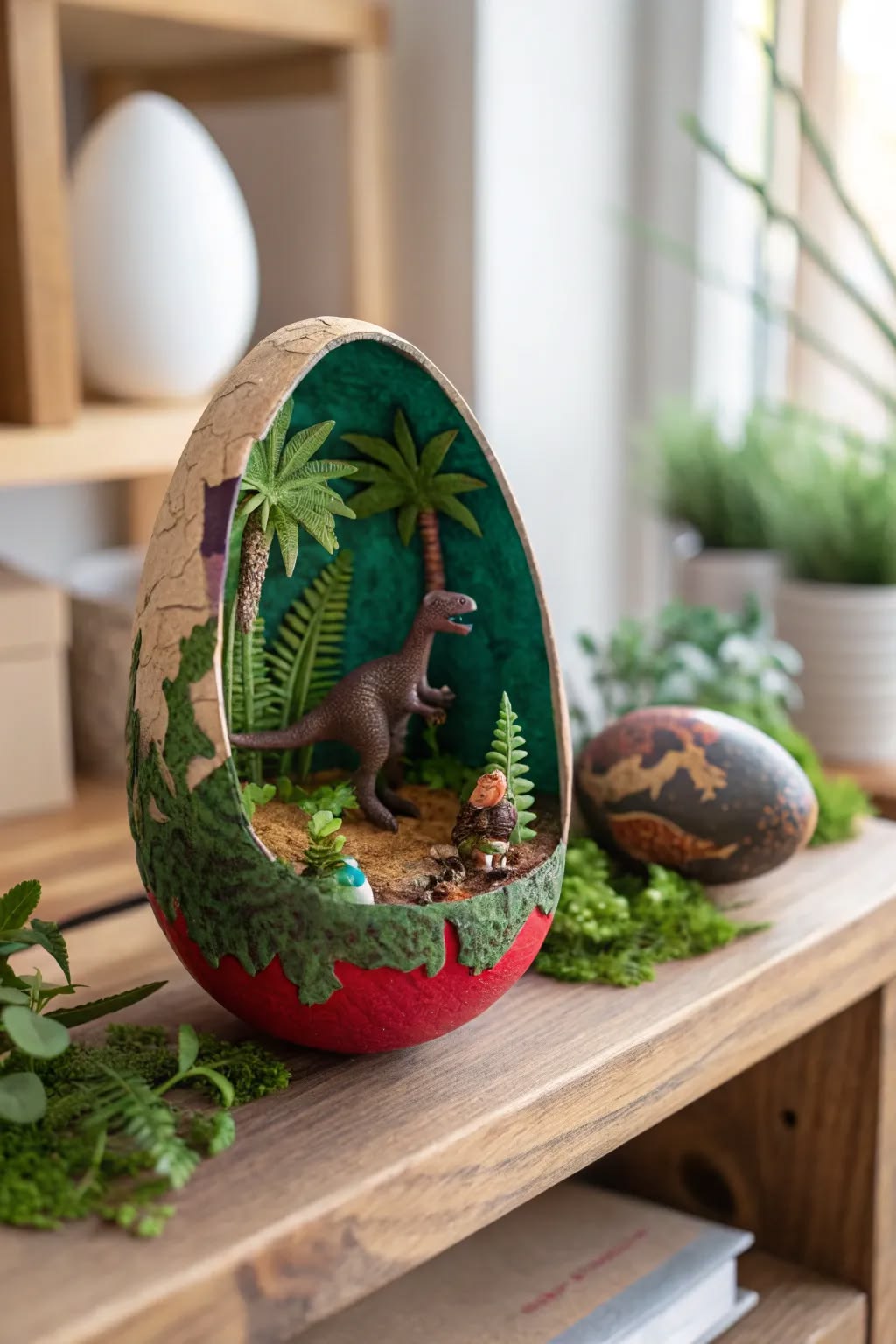 Dinosaur Egg Hunt Scene