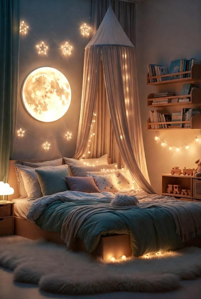 Display a Large Moon Lamp
