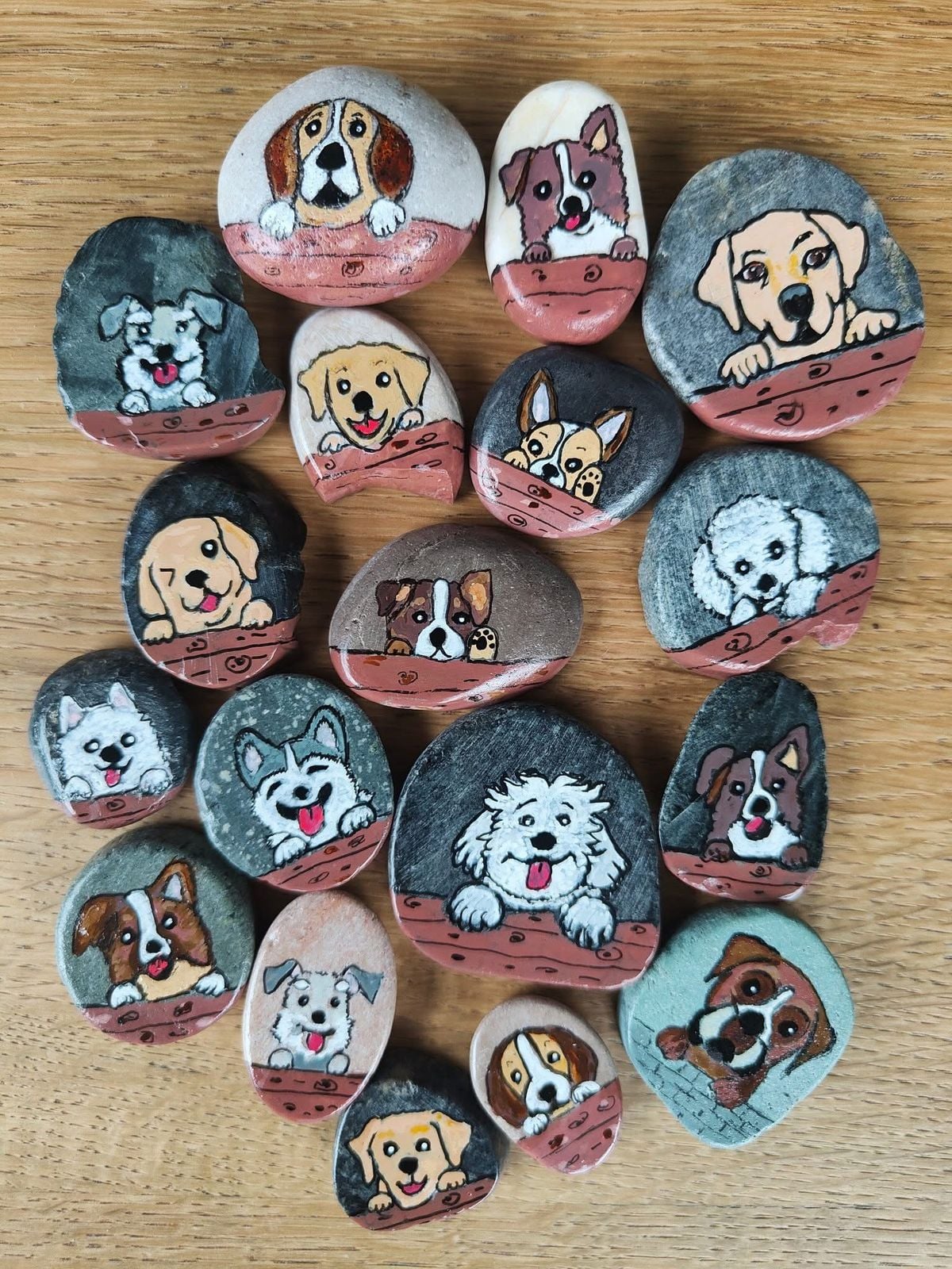 Dog Story Stones