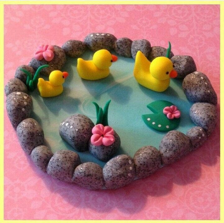 Duck Pond Scene
