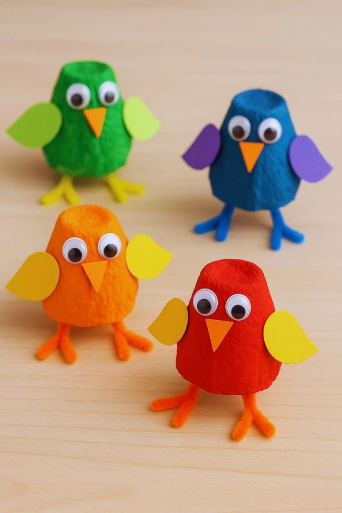 Egg Carton Bird