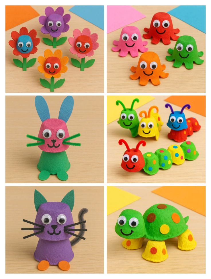 Egg Carton Creatures