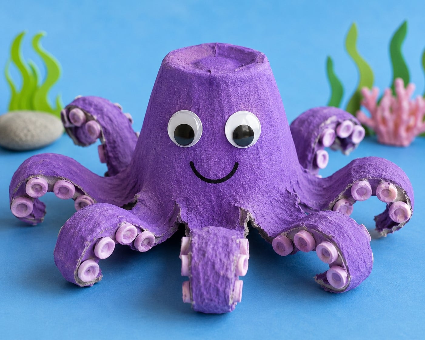 Egg Carton Octopus