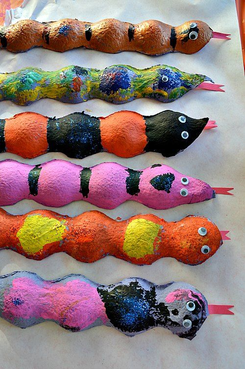 Egg Carton Snake