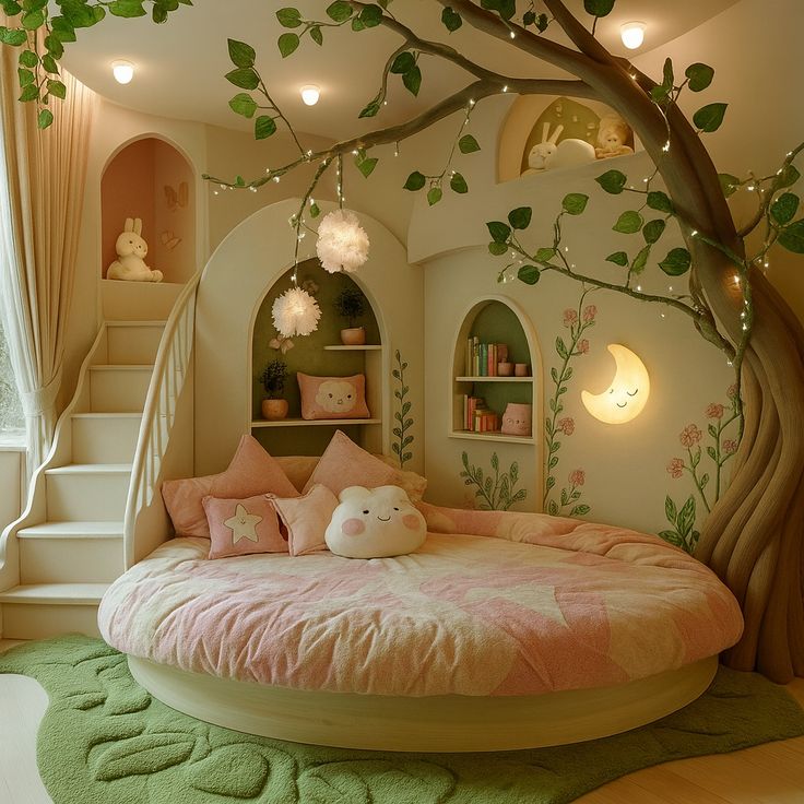 Install Fairy Lights Around the Bed